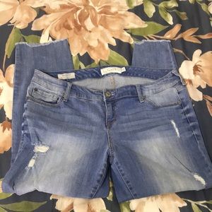 Torrid Distressed Boyfriend Jeans